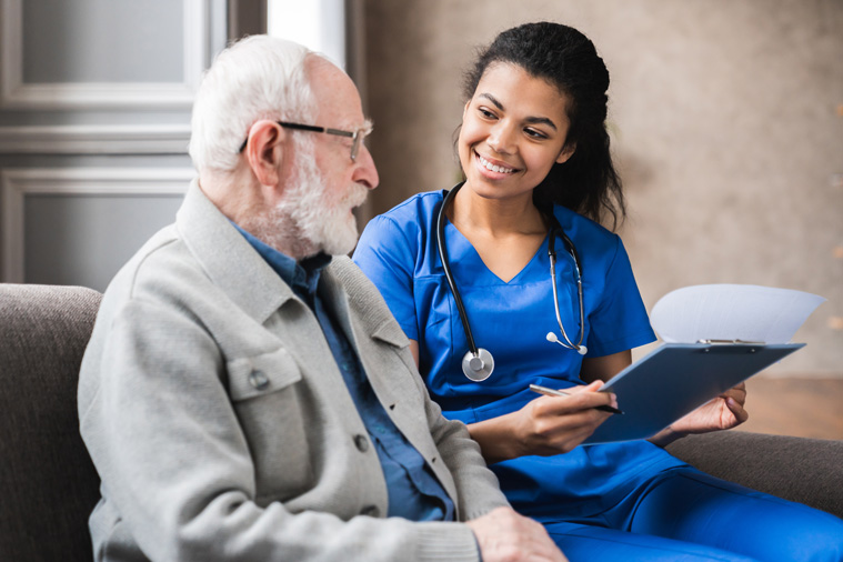 New patient consults with Surgeon before scheduling surgery.